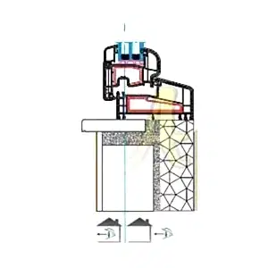 Hollanda netherlands nl kasa montaj damlalikli pencere kanat profili Agaoglu Egepen Deceuninck Gealan PVC pencere kapi sistemleri