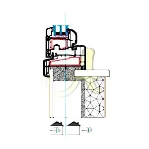 Hollanda netherlands nl houtlook icten pervazli kasa montaj damlalikli pencere kanat profili Agaoglu Egepen Deceuninck Gealan PVC pencere kapi sistemleri