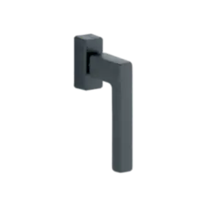 Hoppe austin aluminyum mat siyah renk pencere kolu