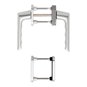 Hoppe brest aluminyum gümüş renk kapı kolu