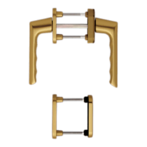 Hoppe brest aluminyum bronz renk kapı kolu