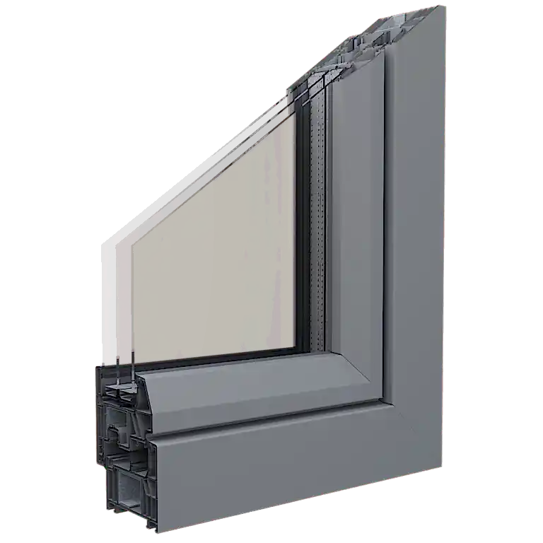 Egepen deceuninck, legend serisi vizon renkli pvc pencere ve kapı profili