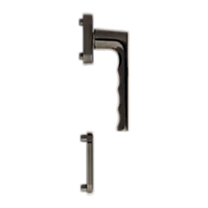 Hoppe hamburg aluminyum koyu kahve renk kapı kolu