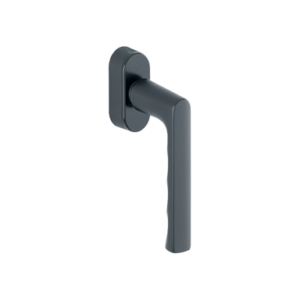 Hoppe hamburg aluminyum mat siyah renk pencere kolu