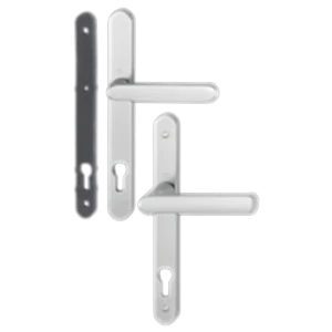 Hoppe hamburg aluminyum gümüş renk kapı kolu