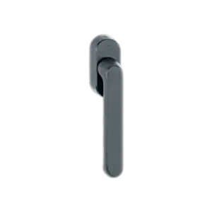 Hoppe luxembourg aluminyum mat siyah renk pencere kolu