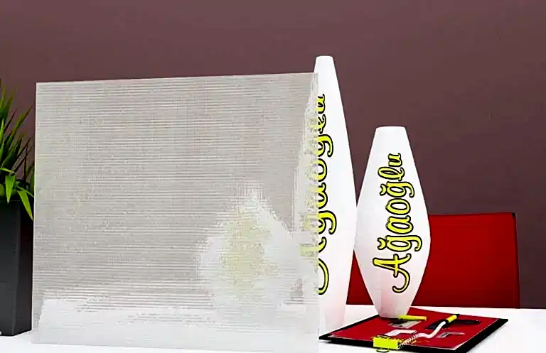 Point Nokta Dekoratif Buzlu Cam