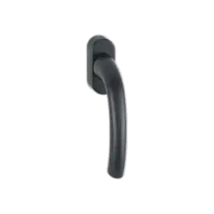 Hoppe tokyo aluminyum mat siyah renk pencere kolu