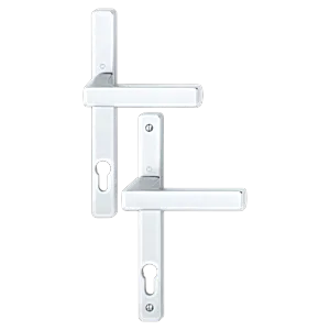 Hoppe toulon aluminyum gümüş renk kapı kolu