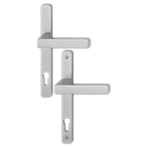 Hoppe toulon aluminyum gümüş renk kapı kolu