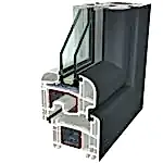 Antracite ral 7016 Folyo Kaplama Agaoglu WinLIFE Gealan Pvc Pencere Kapi Sistemleri