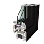 Black Folyo Kaplama Acrylcolor Agaoglu Egepen Deceuninck Gealan PVC pencere kapi sistemleri