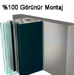 Kubus tam gorunur uygulama pencere cam pencerede yenilik Agaoglu Egepen Deceuninck Gealan PVC pencere kapi sistemleri