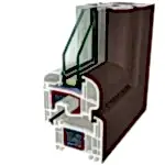 Marrone Ral 8017 Folyo Kaplama Agaoglu WinLIFE Gealan Pvc Pencere Kapi Sistemleri