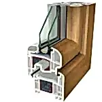 Noce Canaletto Naturale Folyo Kaplama Agaoglu WinLIFE Gealan Pvc Pencere Kapi Sistemleri