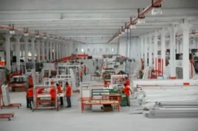 Ağaoğlu PVC pencere fabrikası iç görünüm