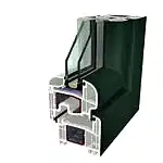 Ral6009 Folyo Kaplama Acrylcolor Agaoglu WinLIFE Gealan Pvc Pencere Kapi Sistemleri