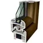 Rovere chiaro Folyo Kaplama Agaoglu WinLIFE Gealan Pvc Pencere Kapi Sistemleri