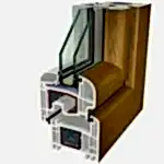 Rovere dorato Folyo Kaplama Agaoglu WinLIFE Gealan Pvc Pencere Kapi Sistemleri