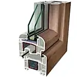 Siena pn noce Folyo Kaplama Agaoglu WinLIFE Gealan Pvc Pencere Kapi Sistemleri